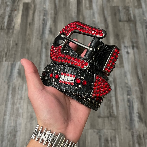 B.B. Simon Accessories Bb Simon Belt Black Fire Poshmark